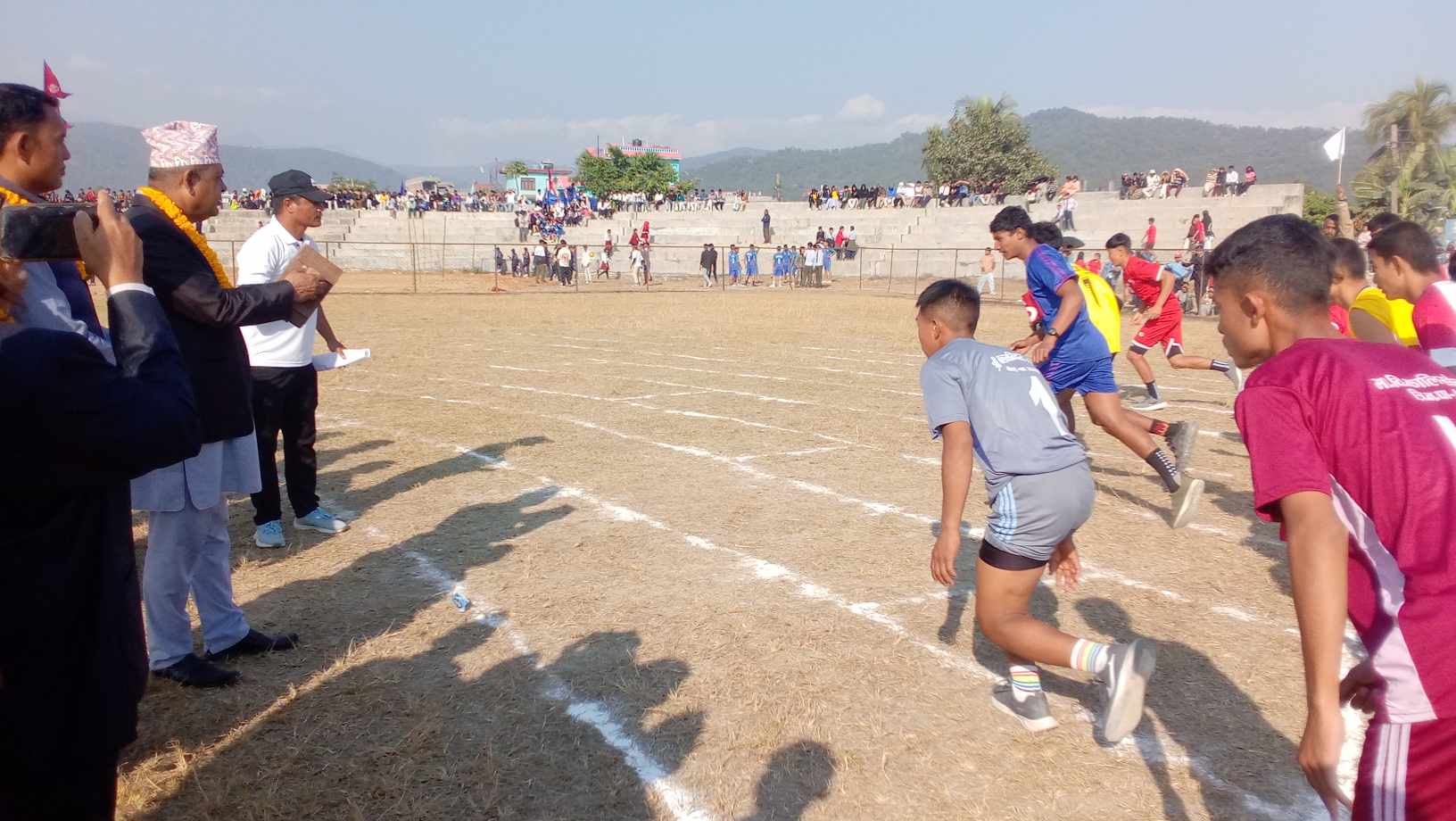 गाईघाटमा 'दोस्रो त्रियुगा मेयर  रनिङ्सिल्ड' सुरु